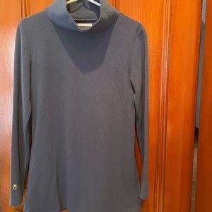 Dudley Stephens Navy Cobble Hill Terry Fleece Top. Women’s small. Pockets!